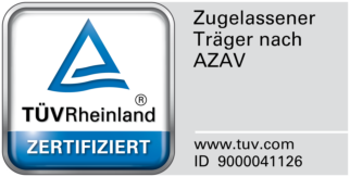 Zertifizierung vom TÜV