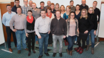 Die Gruppe der Projektleiter um Alice Körner.