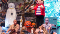 Bitte mitmachen: Die Kinder lassen sich von der Eventmanagerin und ihrem Team verzaubern.