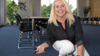Susanne Kadagies kümmert sich um das Gebäudemanagement – hier im BHW-Haus in Hameln.