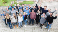Die Lehrgangsgruppe der Immobilienfachwirte IHK um Patrick Zock III a Zock.