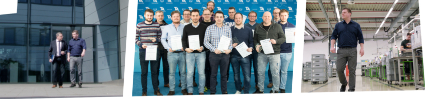 Robin Hamann von Phoenix Contact hat seine Weiterbildungen am TA Bildungszentrum absolviert.